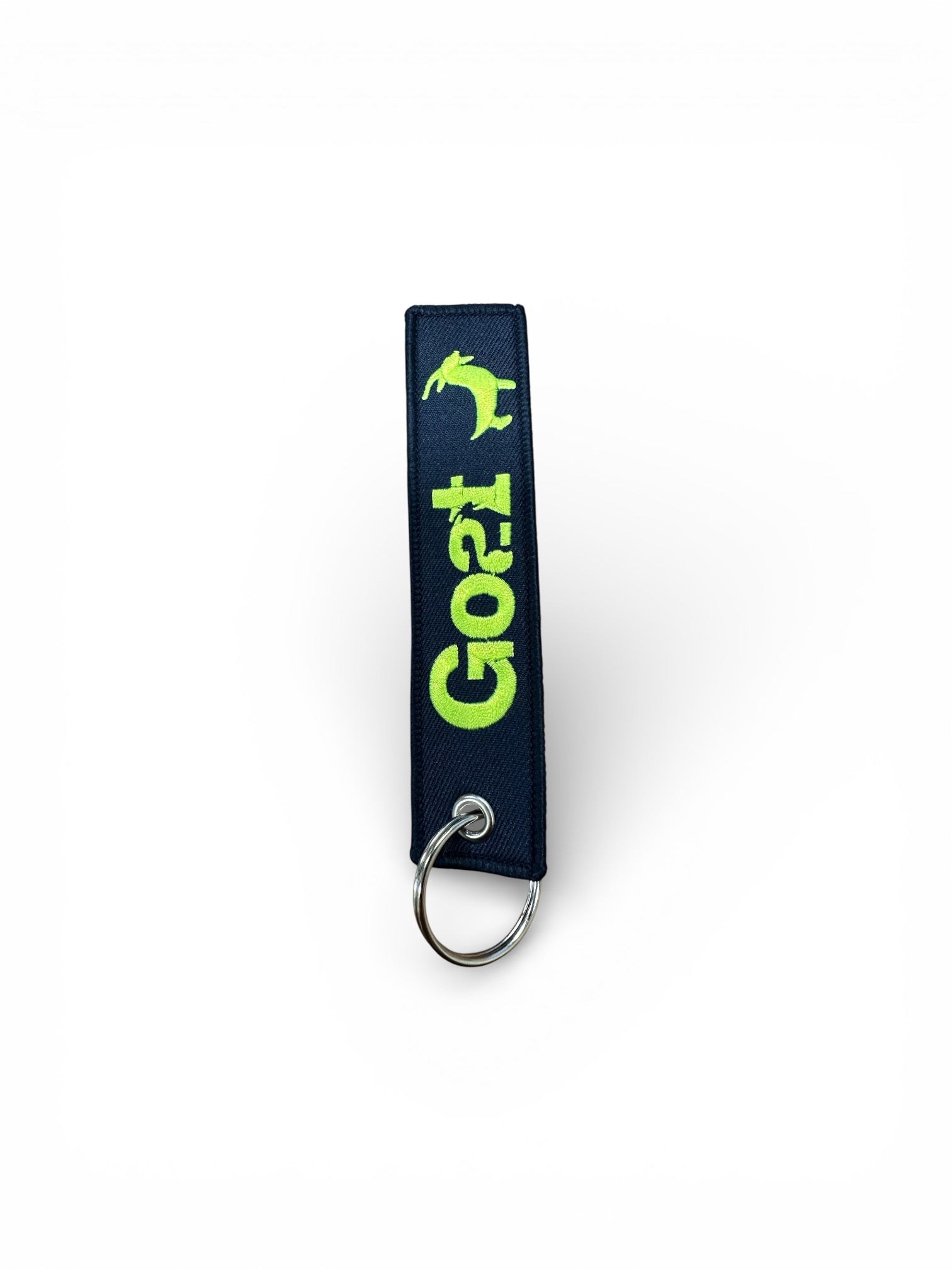 GOAT® Keychain | Navy / Yellow