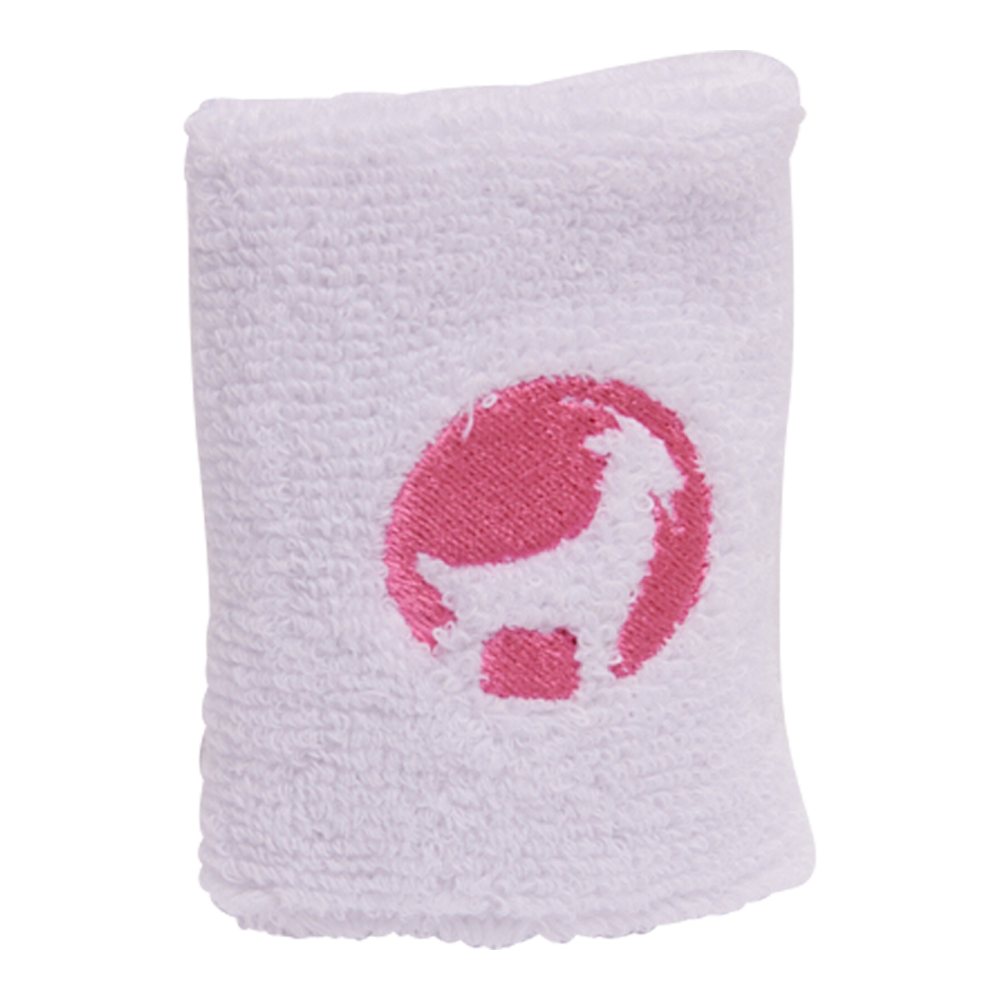 GOAT® Sweatband Wrist | White/Pink