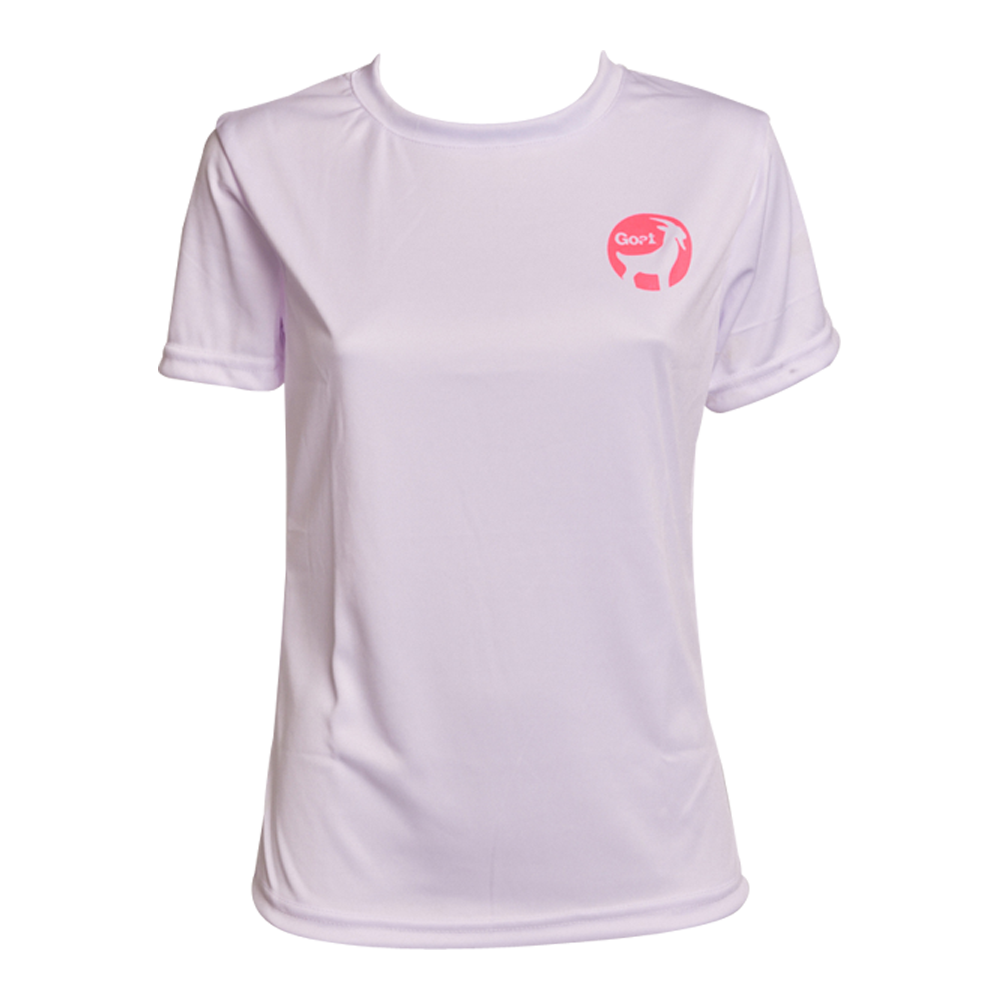 TEC T-shirt Print | White/Pink | Women