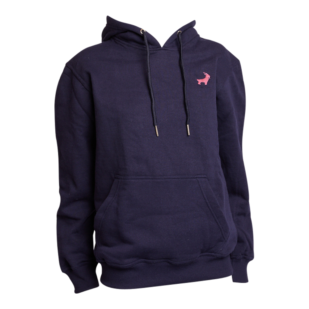Hoodie Embroidery Navy/Pink Men