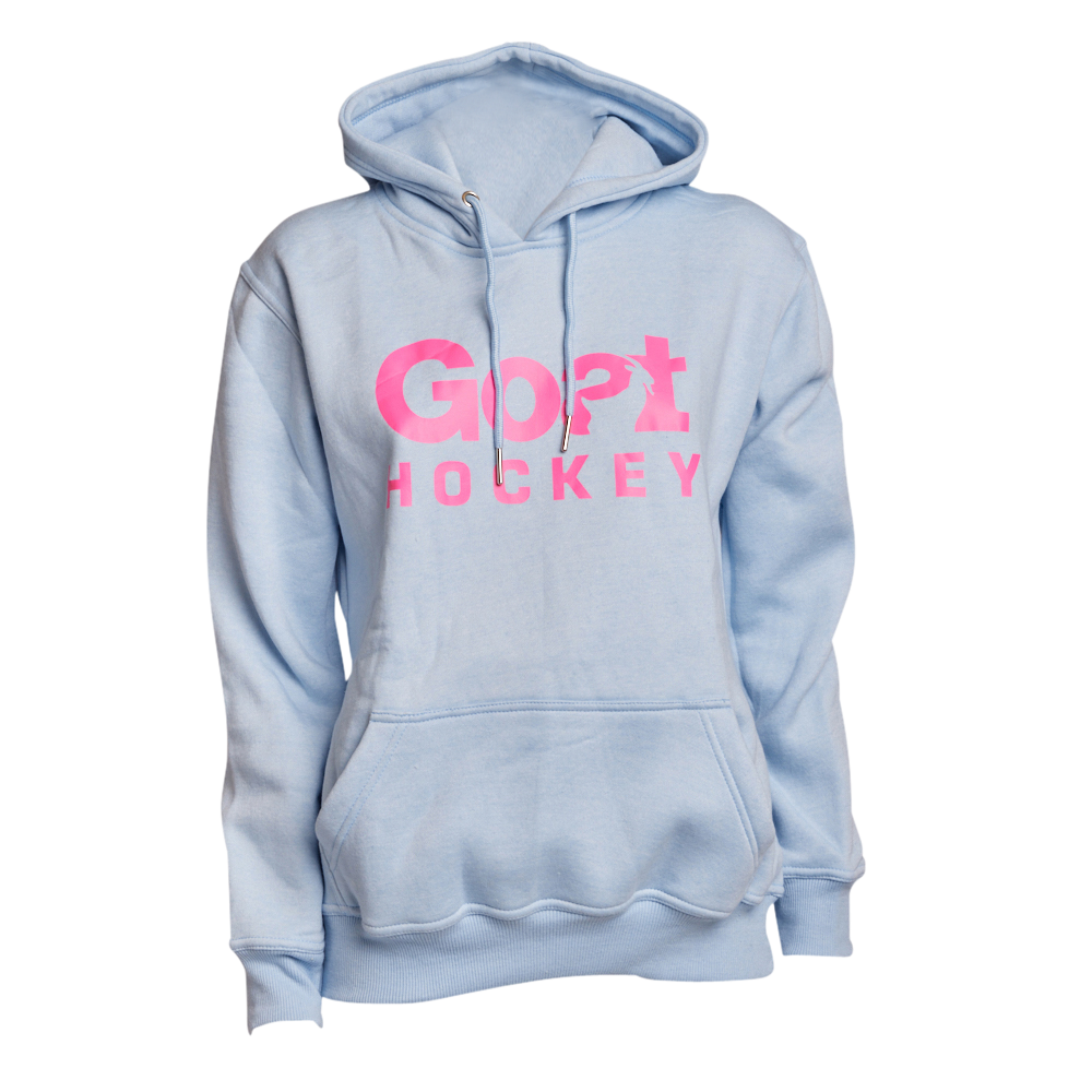 Custom Blue Light Pink Hoodie