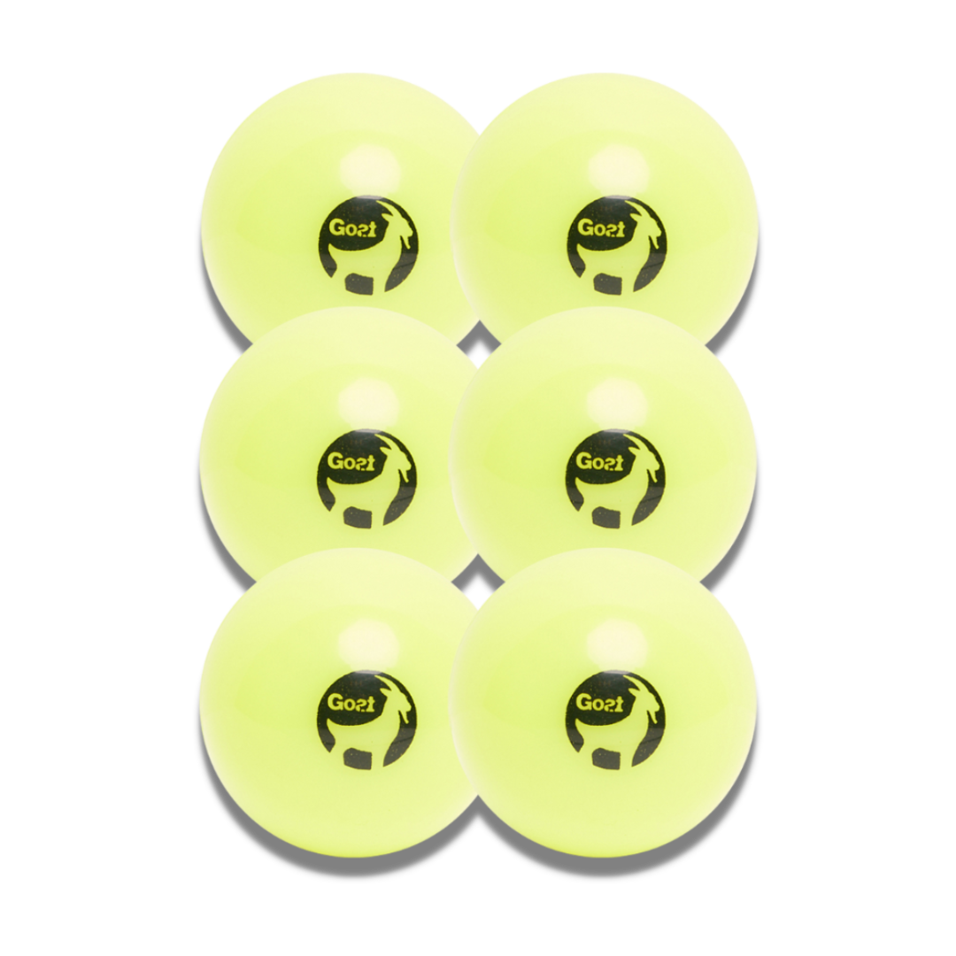 6-pack Indoor Balls | Yellow