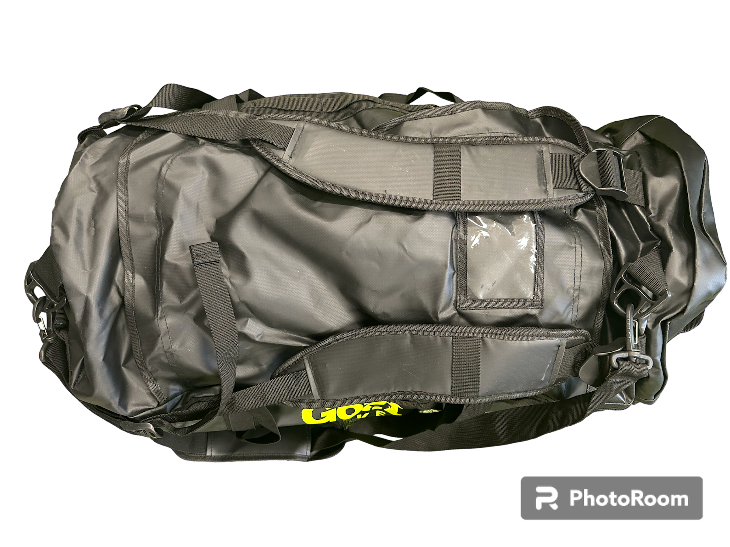Duffle bag 70L | Black/Yellow