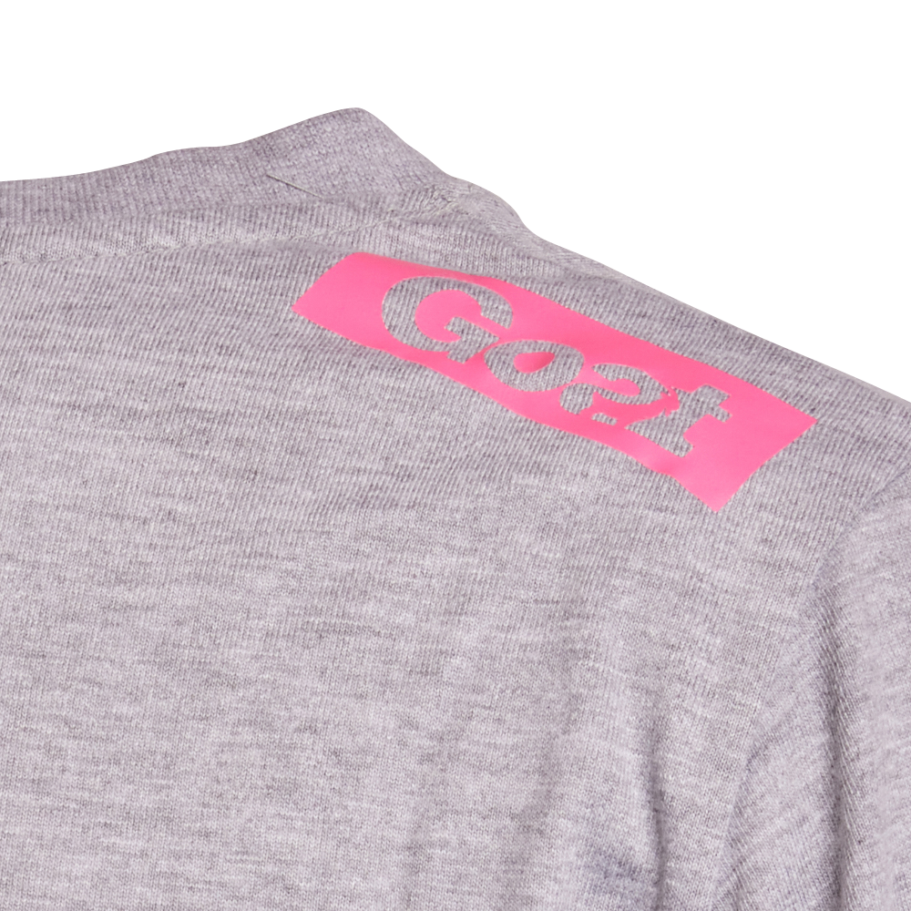 T-shirt Print | Grey/Pink | Unisex