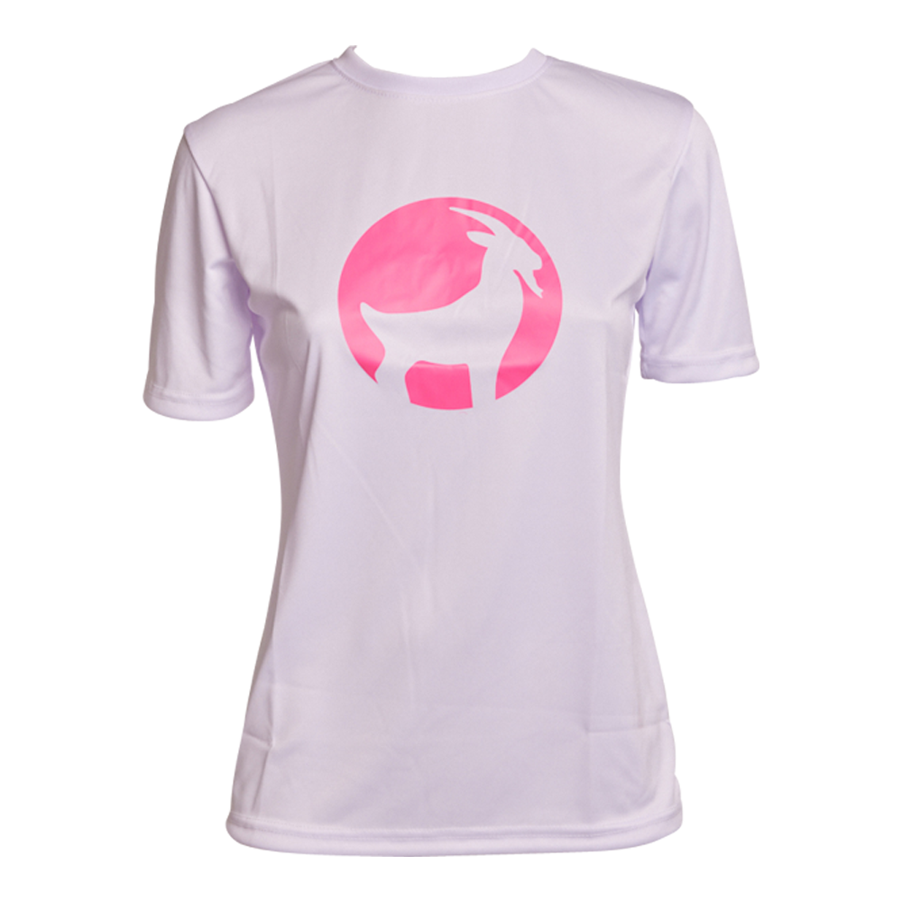 TEC T-shirt Print | White/Pink | Women