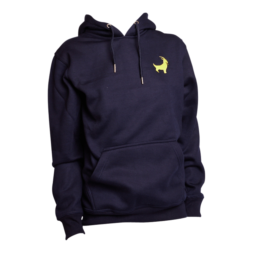 Hoodie Embroidery | Navy/Yellow | Men